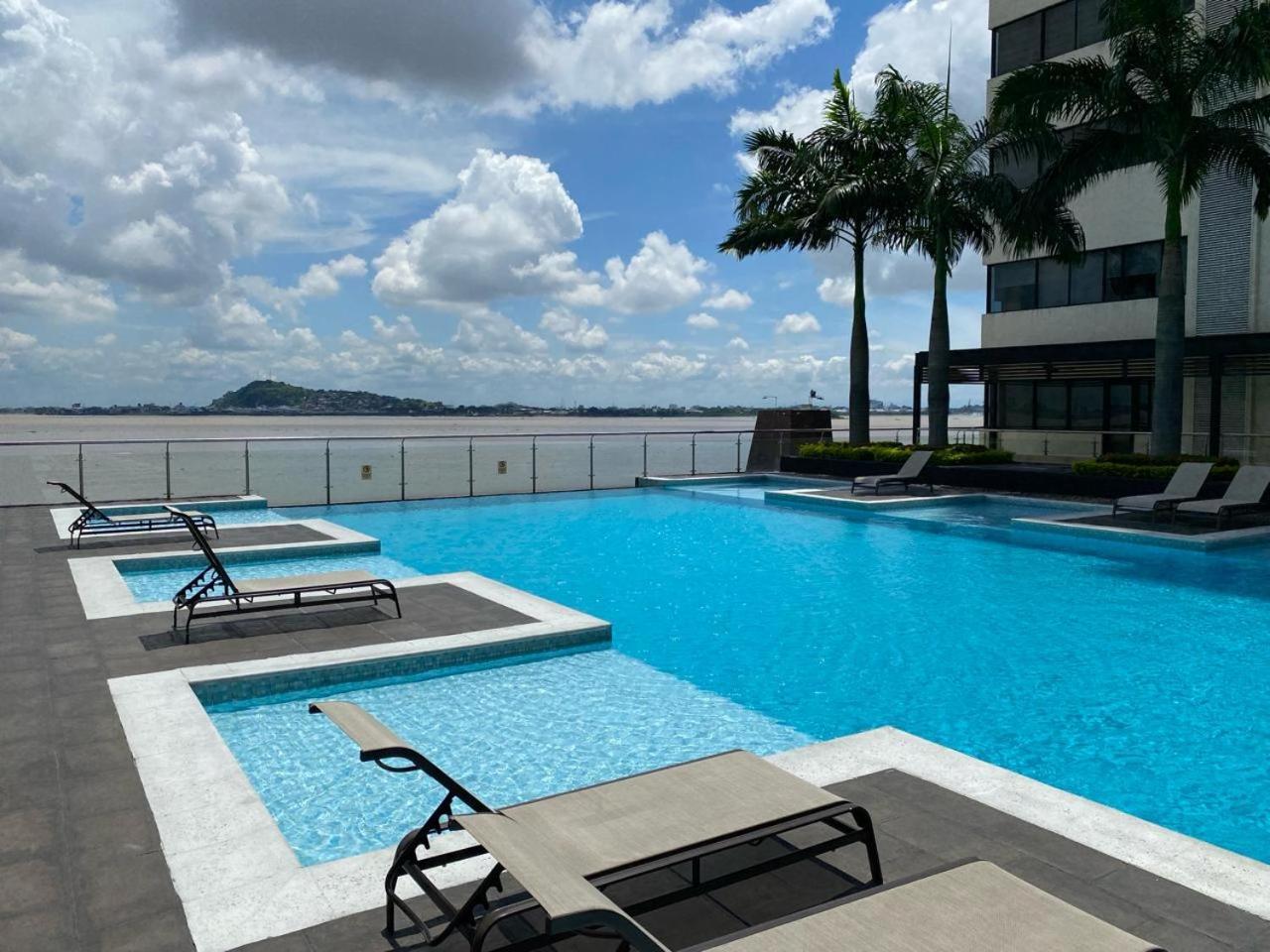 Puerto Santa Ana, Torres Bellini, 2 Dormitorios, Parqueo Guayaquil Zewnętrze zdjęcie