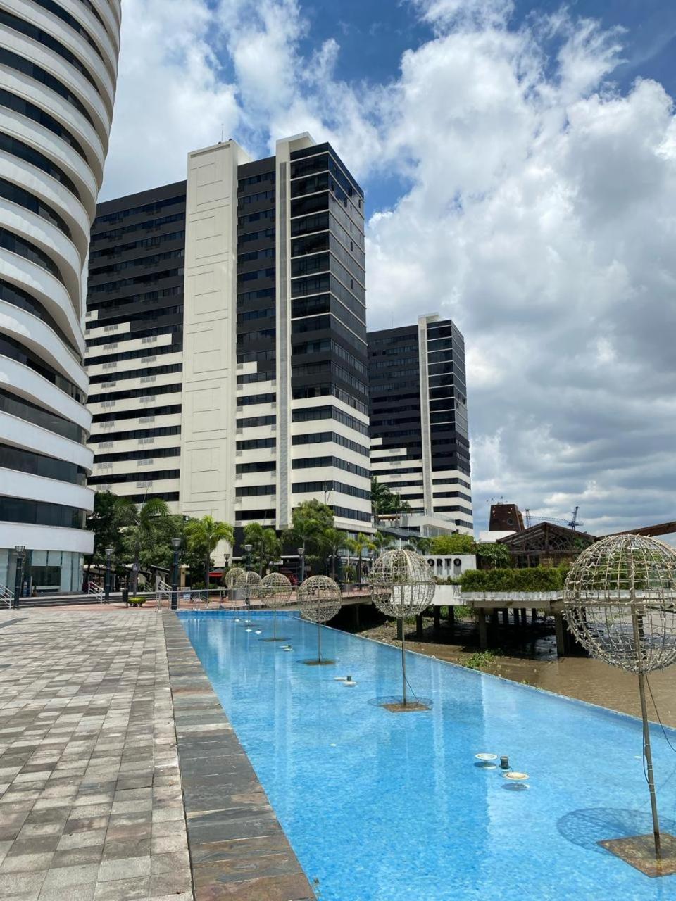 Puerto Santa Ana, Torres Bellini, 2 Dormitorios, Parqueo Guayaquil Zewnętrze zdjęcie